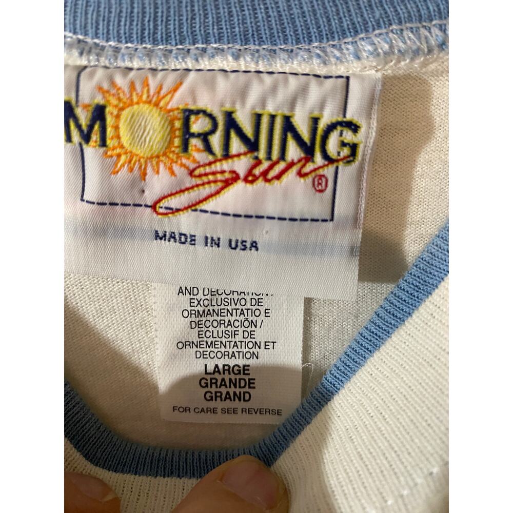 Vintage Morning Sun Ringer Graphic Tee - B. Hamer Artwork - Picture 6 of 6
